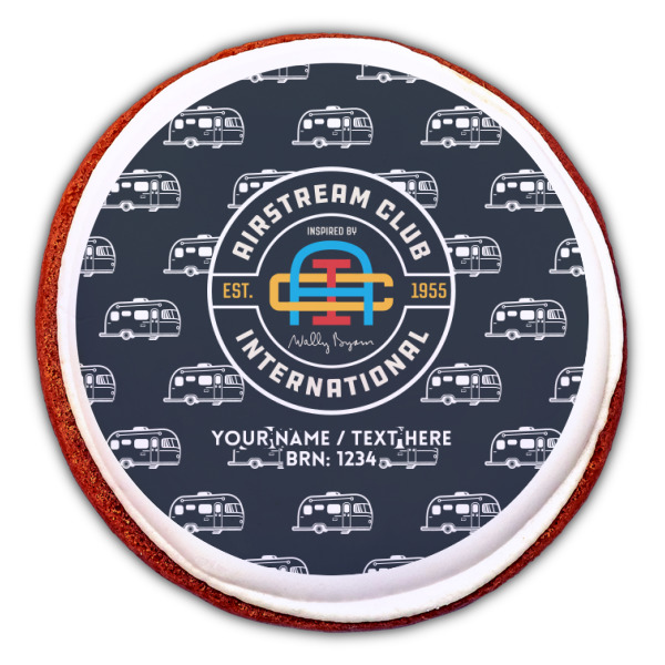 Custom Design - Printed Icing Circle - Large - On Cookie