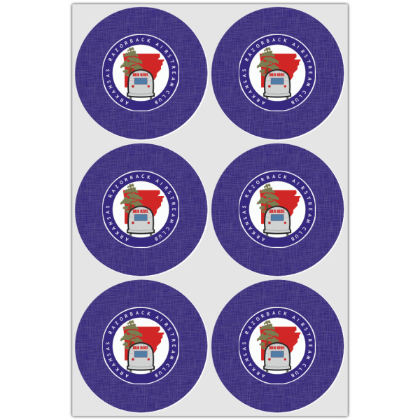 Custom Design - Drink Topper - XLarge - Set of 6
