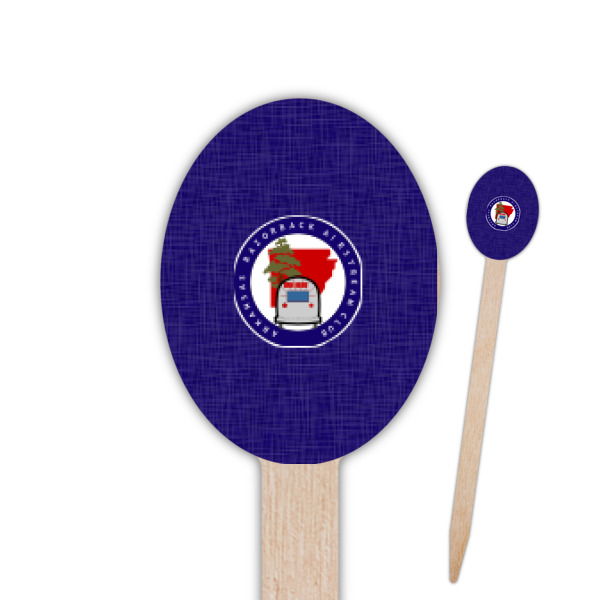Custom Design Your Own Oval Wooden Food Picks