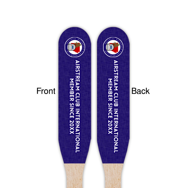Custom Design - Wooden Food Pick - Paddle - Double Sided - Front & Back