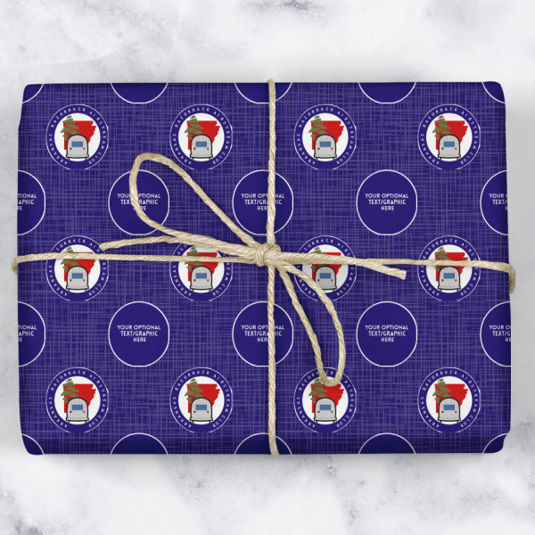 Custom Design - Wrapping Paper Roll - Matte - Wrapped Box