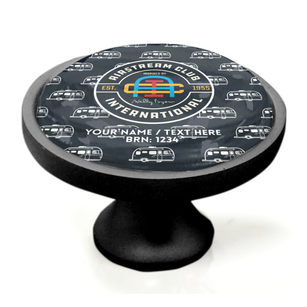 Custom Design - Black Custom Cabinet Knob (Side)