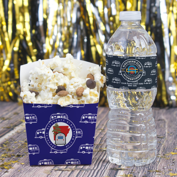 Custom Design - French Fry Favor Box - w/ Water Bottle
