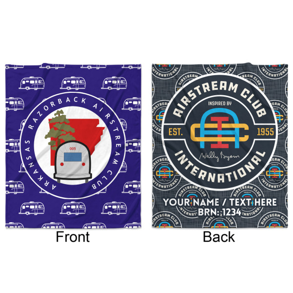 Custom Design - Minky Blanket - 50"x60" - Double Sided - Front & Back