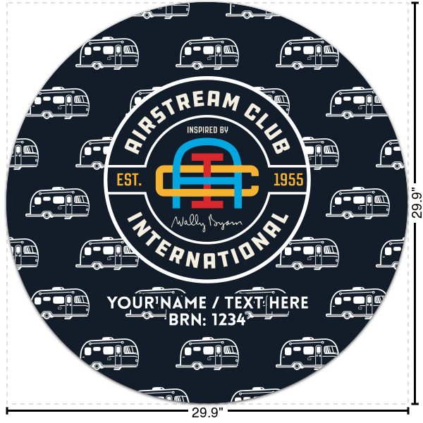 Custom Design Your Own Round Decal - XLarge
