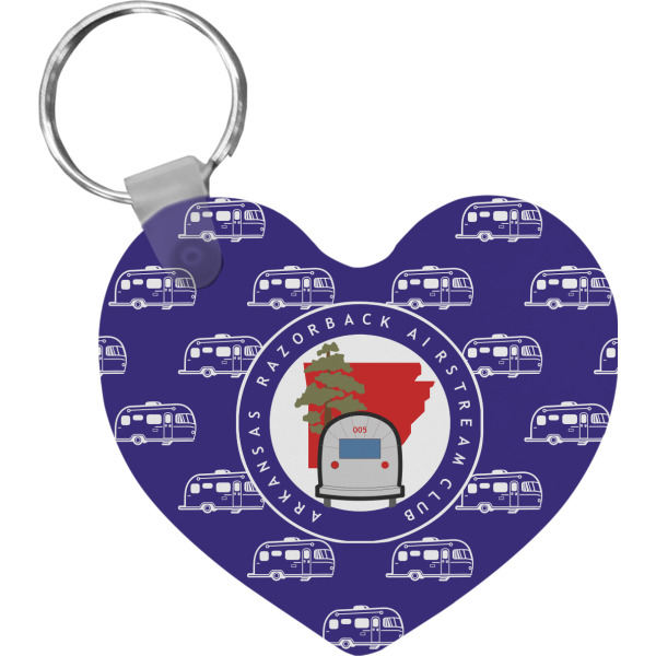 Custom Design Your Own Heart Plastic Keychain