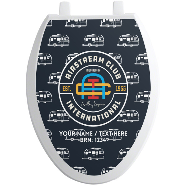 Custom Design - Toilet Seat Decal - Elongated - Front