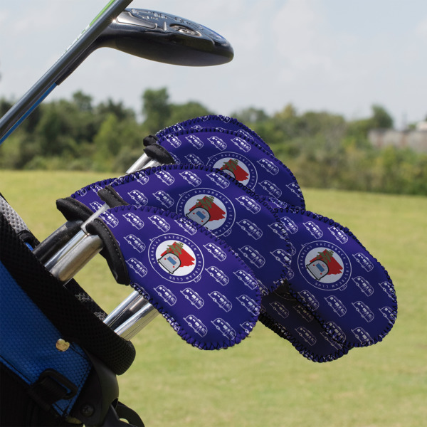 Custom Design - Golf Club Cover - Set of 9 - On Clubs