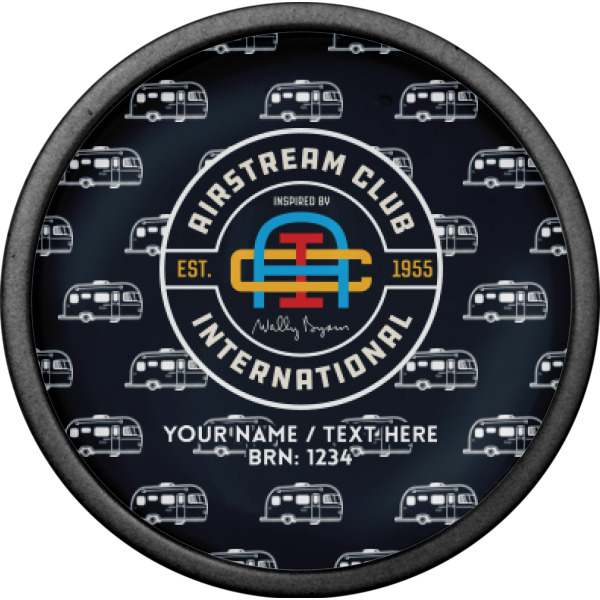 Custom Design - Cabinet Knob - Black - Front