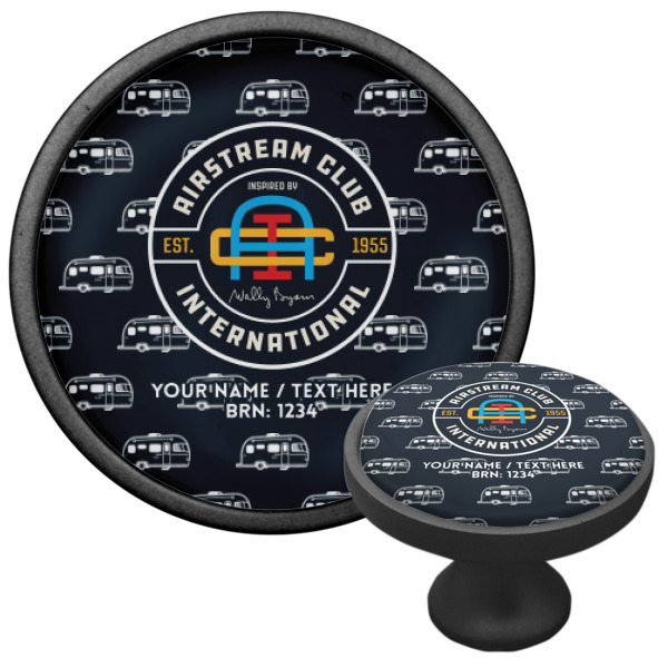 Custom Design - Cabinet Knob - Black - Multi Angle