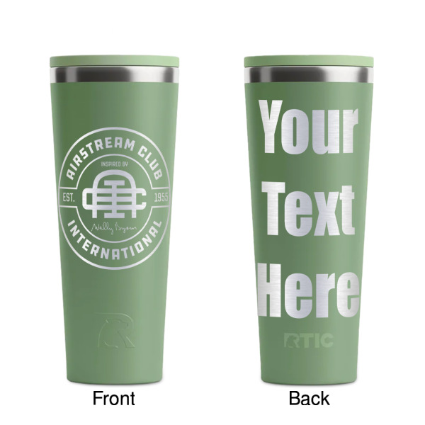 Custom Design - Light Green RTIC Everyday Tumbler - 28 oz. - Front and Back
