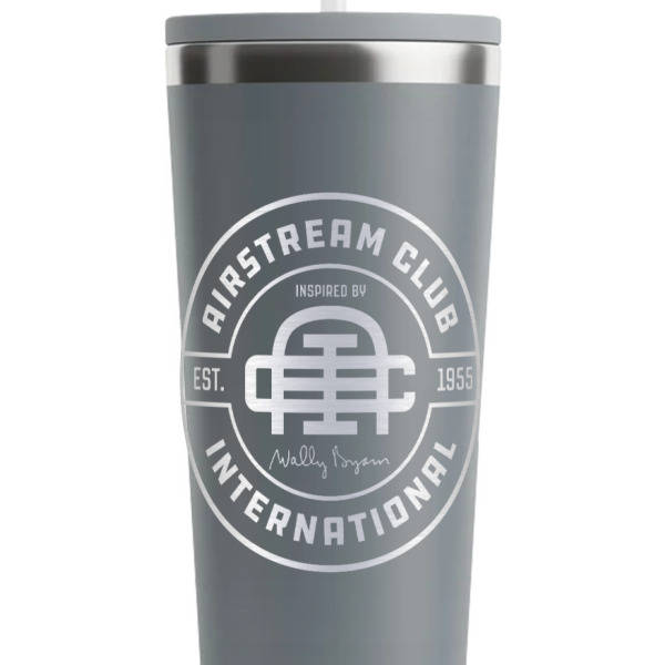 Custom Design - Grey RTIC Everyday Tumbler - 28 oz. - Close Up