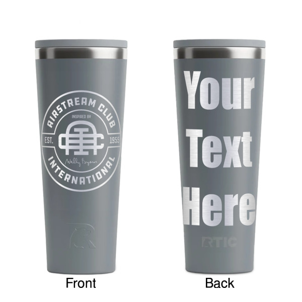 Custom Design - Grey RTIC Everyday Tumbler - 28 oz. - Front and Back