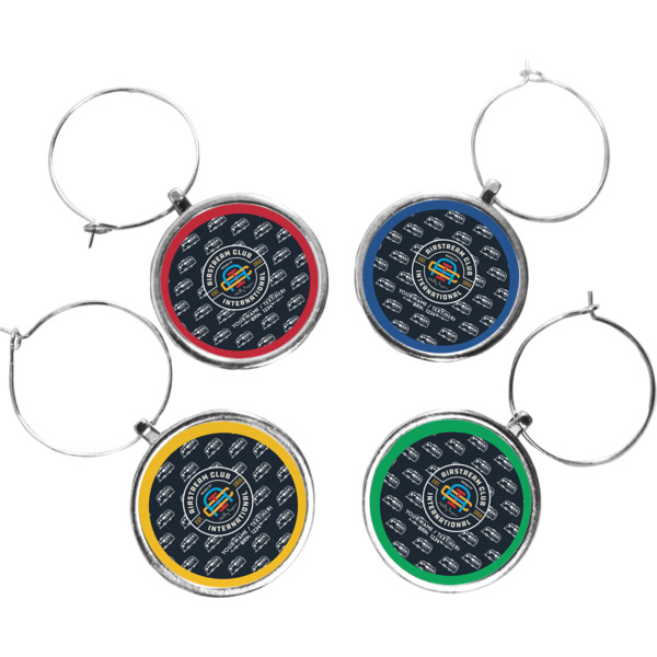 Custom Design Your Own Wine Charms - Set of 4