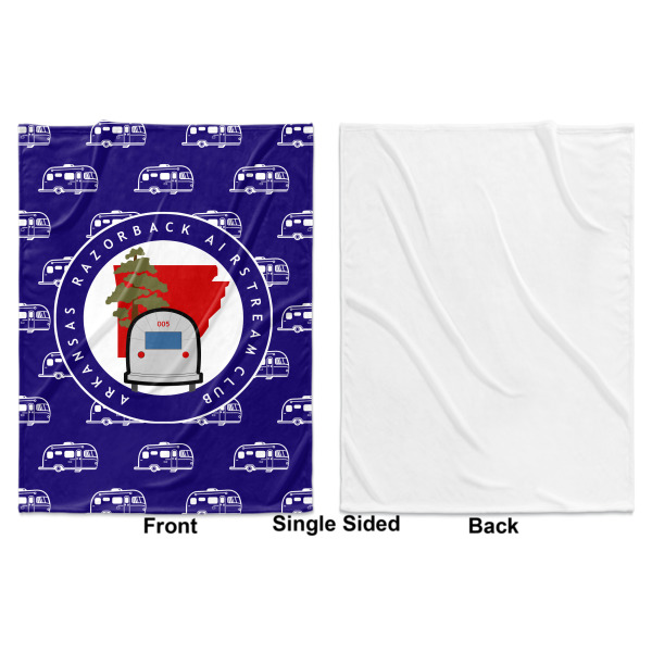Custom Design - Baby Blanket (Single Sided - Printed Front, White Back)