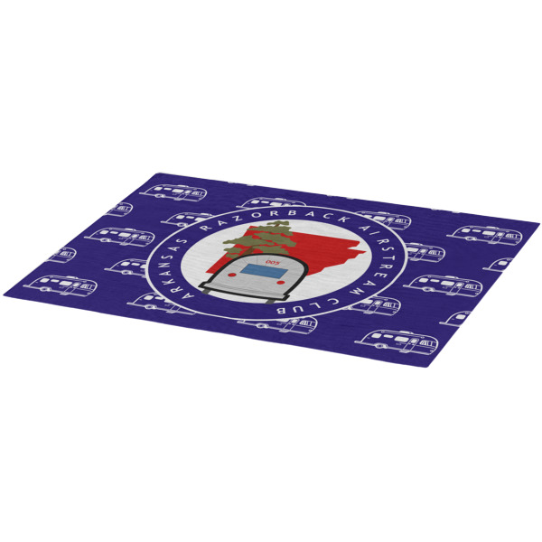Custom Design - Burlap Placemat (Angle View)