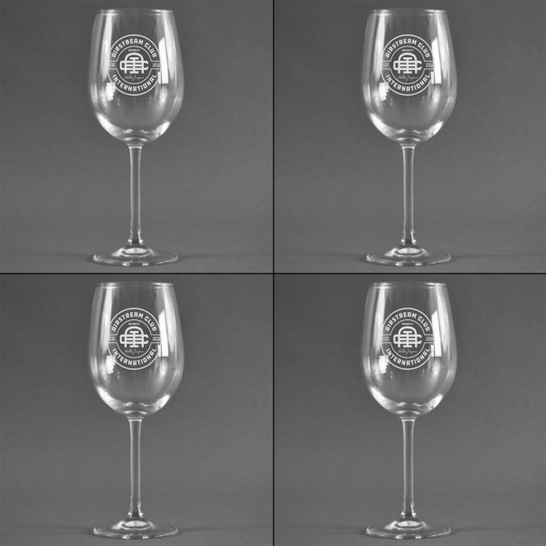 Custom Design - Set of Four Personalized Wineglasses - Approval