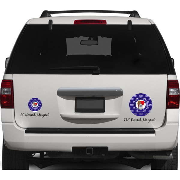 Custom Design - Personalized Car Magnets on Ford Explorer