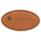Design Your Own Leatherette Oval Name Badge with Magnet