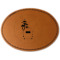 Design Your Own Faux Leather Iron On Patch - Oval