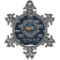 Design Your Own Vintage Snowflake Ornament