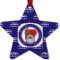 Design Your Own Metal Star Ornament - Double-Sided