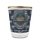 Design Your Own Glass Shot Glass - 1.5 oz - with Gold Rim - Single