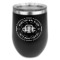 Design Your Own Stemless Stainless Steel Wine Tumbler - Black - Double-Sided