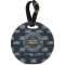Design Your Own Plastic Luggage Tag - Round
