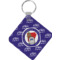 Design Your Own Diamond Plastic Keychain