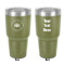 Design Your Own 30 oz Stainless Steel Tumbler - Olive - Double-Sided