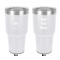 Design Your Own 30 oz Stainless Steel Tumbler - White - Double-Sided