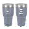 Design Your Own 30 oz Stainless Steel Tumbler - Grey - Double-Sided