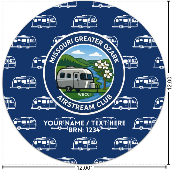 Custom Design Your Own Round Decal - Medium