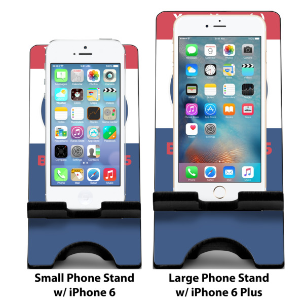 Custom Design - Compare Phone Stand Sizes - with iPhones