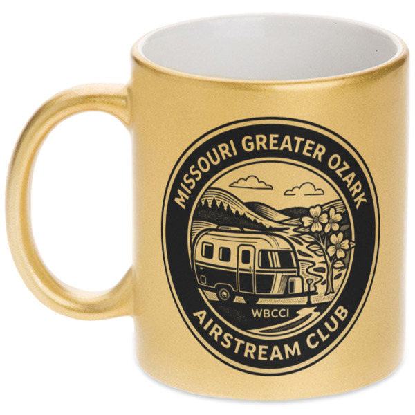 Custom Design Your Own Metallic Mug