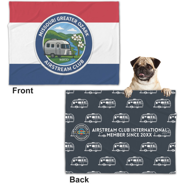 Custom Design - Microfleece Dog Blanket - Regular - Front & Back