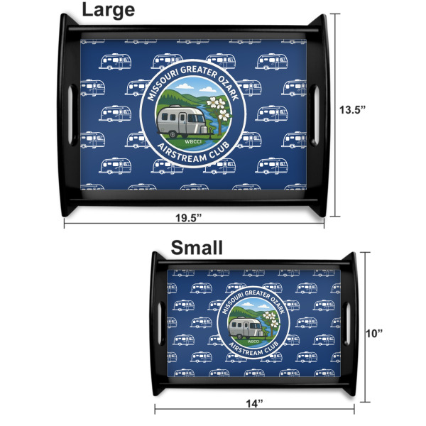 Custom Design - Serving Tray Black Sizes