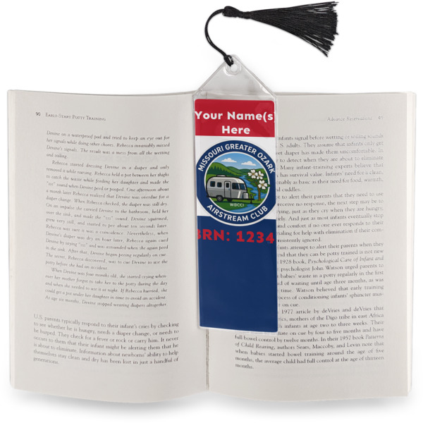 Custom Design - Bookmark w/ Tassel - In Book