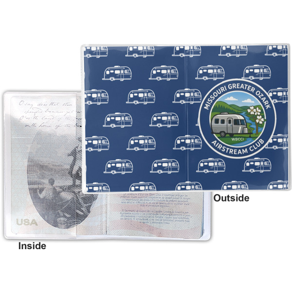 Custom Design - Vinyl Passport Holder - Flat Front and Back