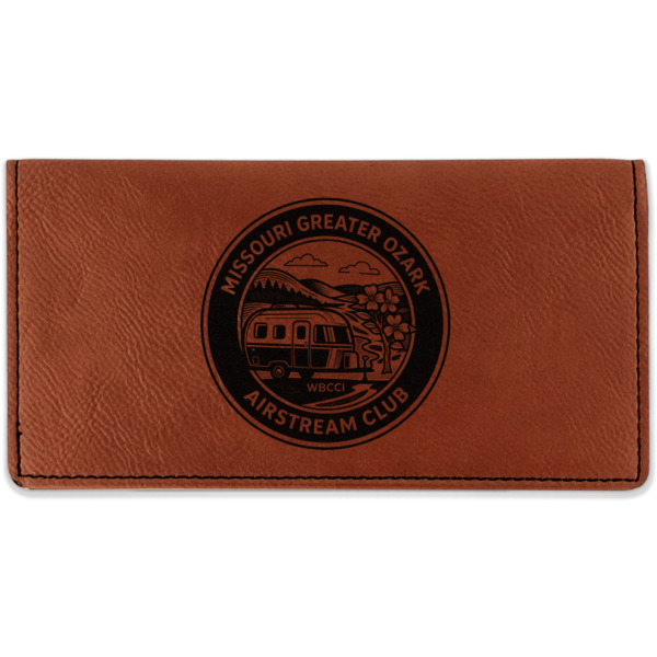 Custom Design Your Own Leatherette Checkbook Holder