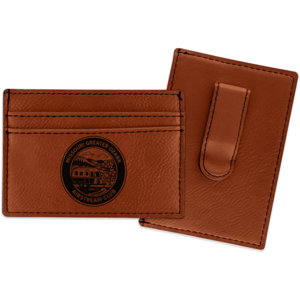 Custom Design Your Own Leatherette Wallet with Money Clip