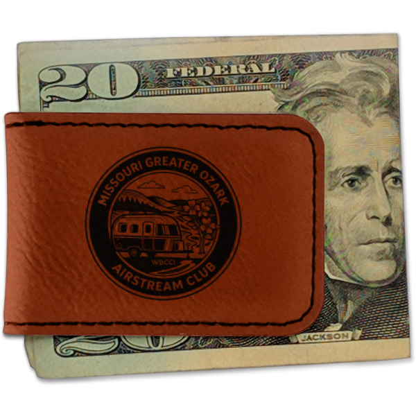 Custom Design Your Own Leatherette Magnetic Money Clip