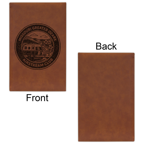 Custom Design - Cognac Leatherette Journal - Single Sided - Apvl