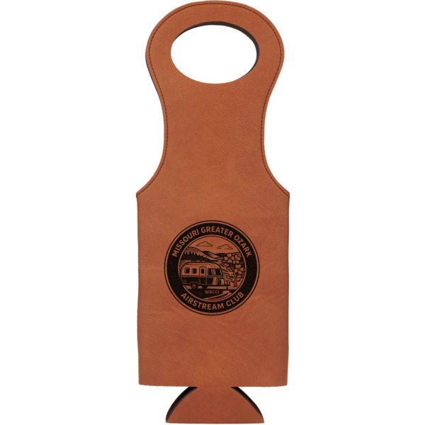 Custom Design Your Own Leatherette Wine Tote