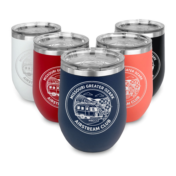 Custom Design - Steel Wine Tumblers Multiple Colors