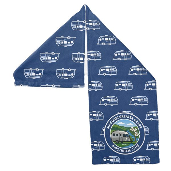 Custom Design - Sports Towel Folded - Both Sides Showing