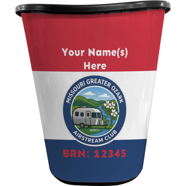 Custom Design - Waste Basket - Black - Front