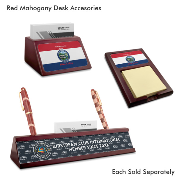 Custom Design - Mahogany Desk Accessories