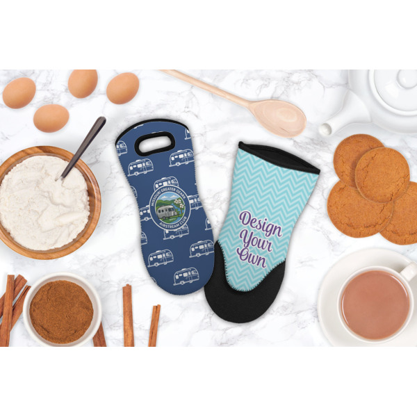 Custom Design - Neoprene Oven Mitt - Lifestyle Image
